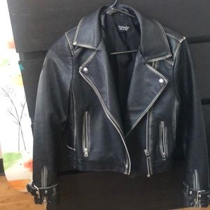 Faux Leather Jacket